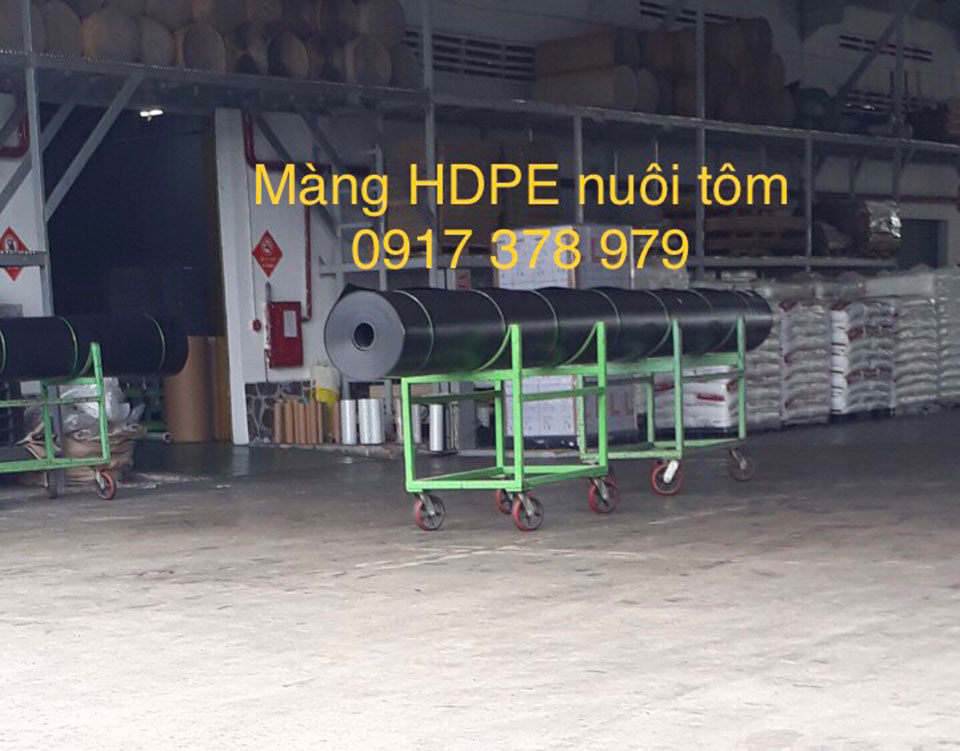 Màng Bạt Nhựa HDPE Lót Ao Hồ Giá Rẻ dày 0,75 1mm 2mm