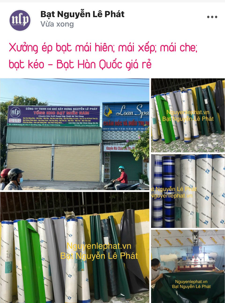 Bạt Mái Xếp Di Động Tại Đà Nẵng giá rẻ