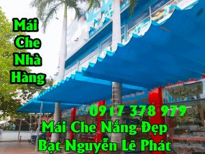 Báo giá mái che Nhà Hàng giá rẻ
