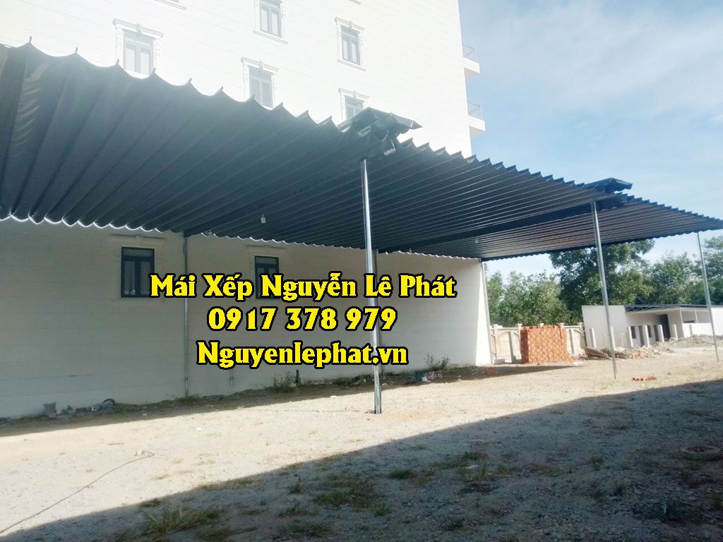 Báo giá lắp đặt mái xếp di động tại Long An