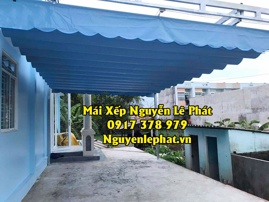 Lắp đặt mái xếp mái che tại Vĩnh Cửu Đồng Nai