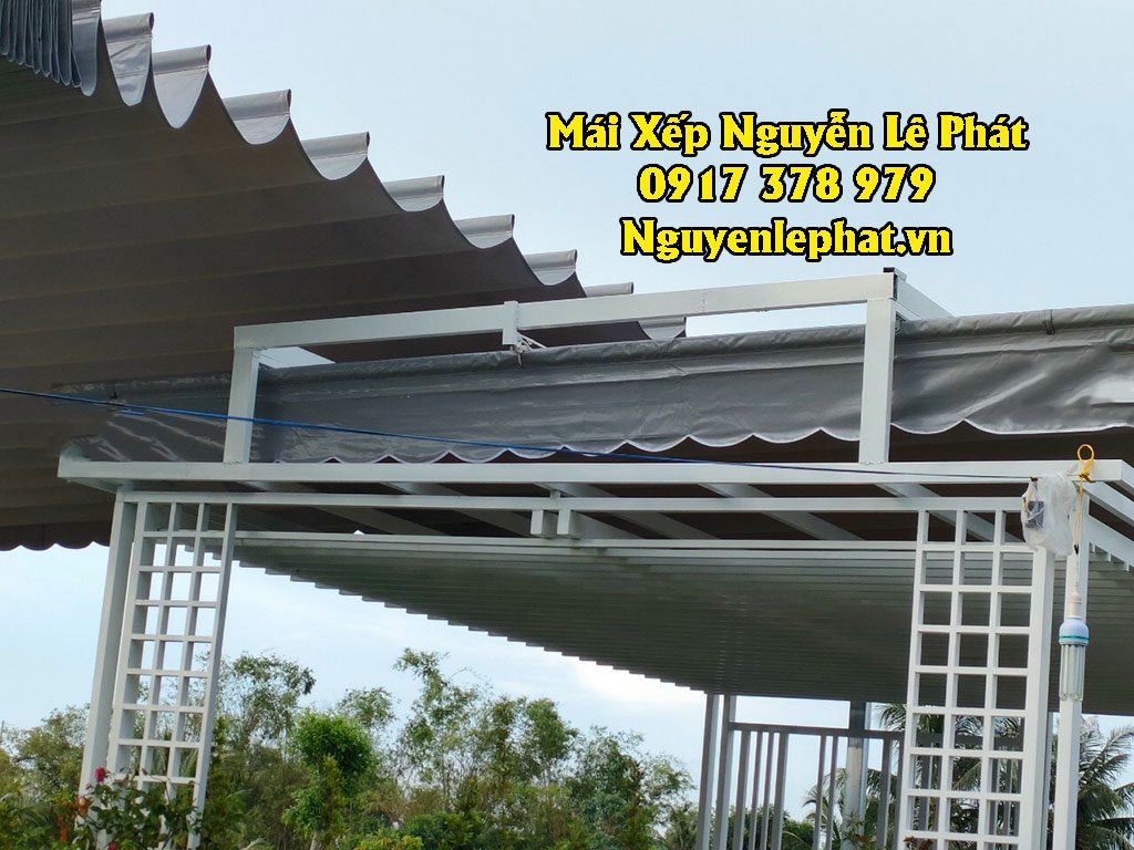 Mái Hiên Mái Xếp Bạt Kéo Thả Che Nắng Mưa Tại Huyện Vĩnh Cửu Đồng Nai