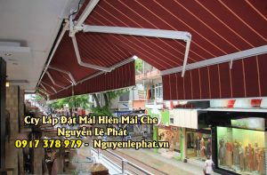 Báo giá lắp đặt mái hiên di động