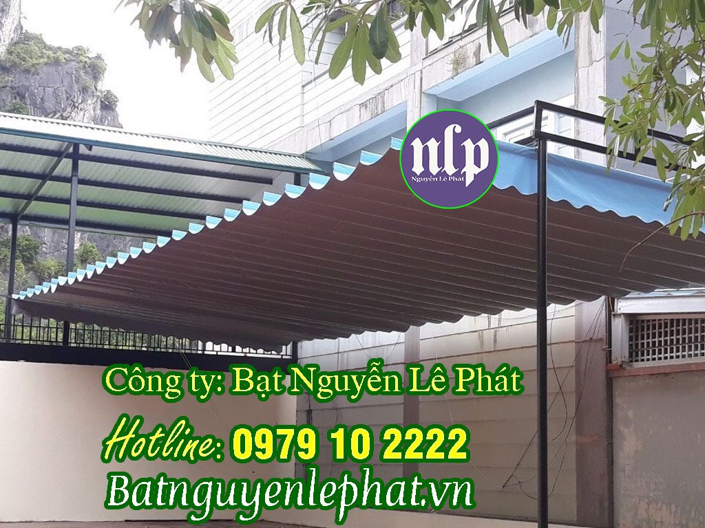 Giá Bạt Kéo Che Nắng Quán Cafe Sân Vườn, Giá Rẻ, Bạt Tốt