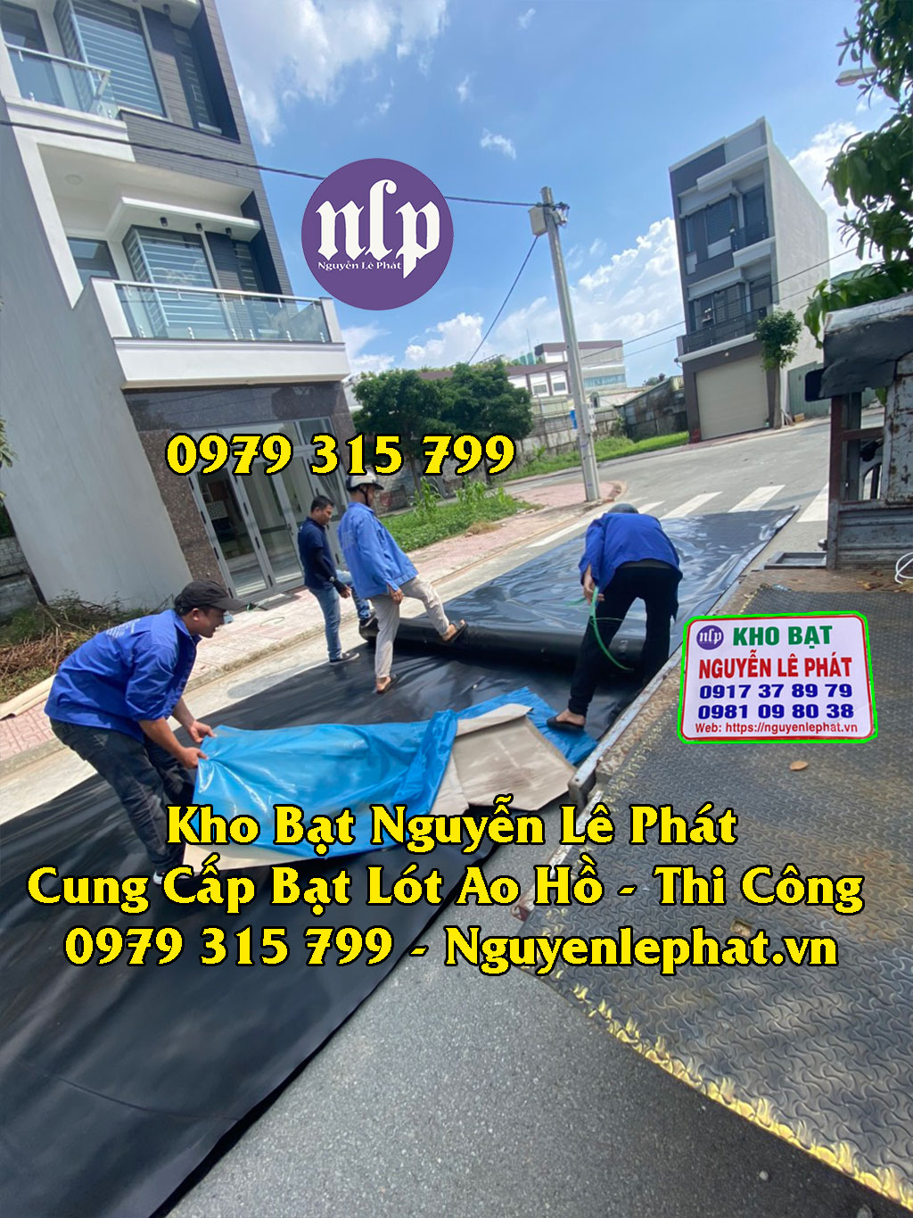 Giá bạt lót hồ chứa nước Bình Thuận
