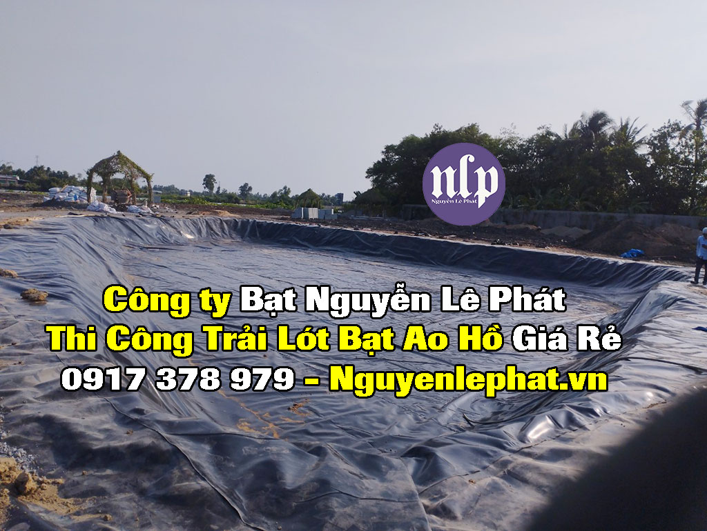 Báo giá bạt lót ao hồ chứa nước giá rẻ tại Trà Vinh, bạt nuôi tôm cá, bạt phủ bờ ao, bạt trải ao hồ Trà Vinh