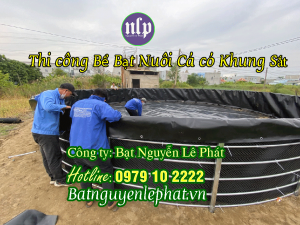 Bạt lót ao hồ Nhà Bè