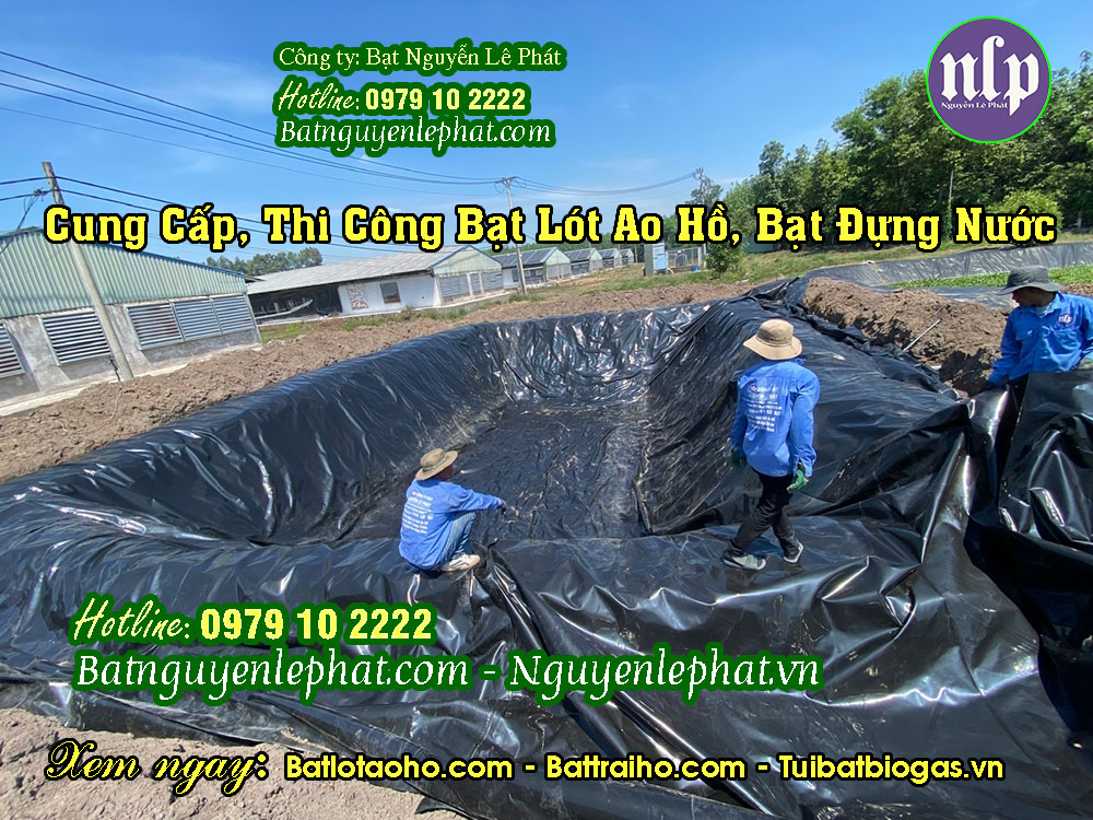 Bạt nuôi cá Bạt Lót Ao Hồ Nuôi Cá Chứa Nước Tưới Tại Phú Giáo, Bình Dương Giá Rẻ