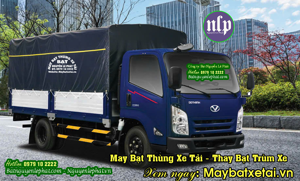 May bạt trùm thùng xe tải May bạt trùm thùng xe tải