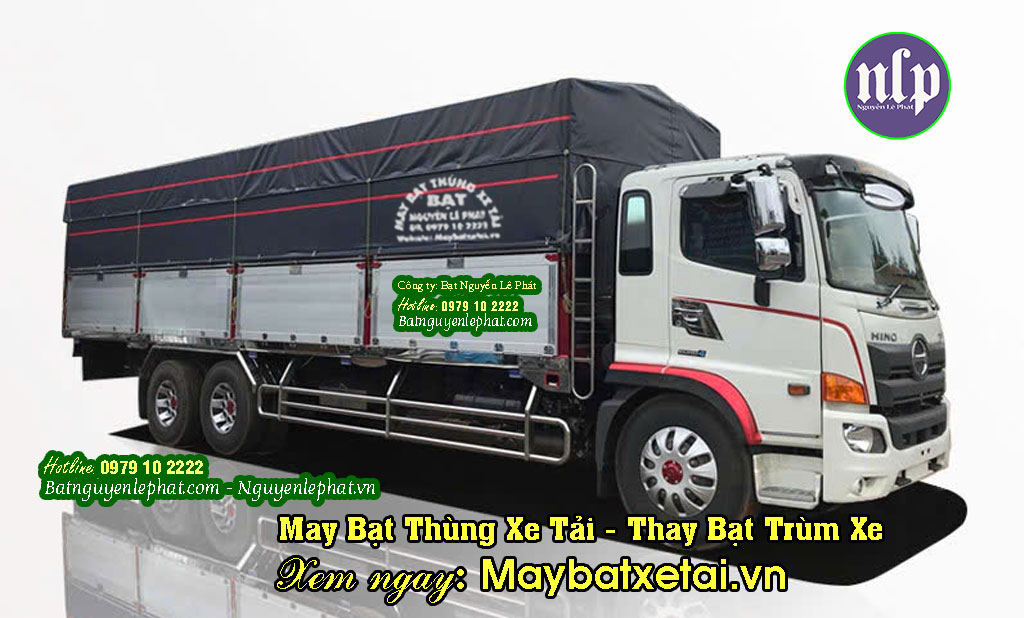 May bạt trùm thùng xe tải May bạt trùm thùng xe tải