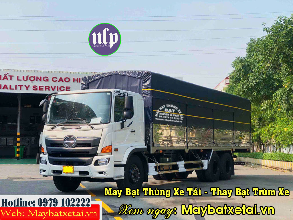 May bạt trùm thùng xe tải May bạt trùm thùng xe tải