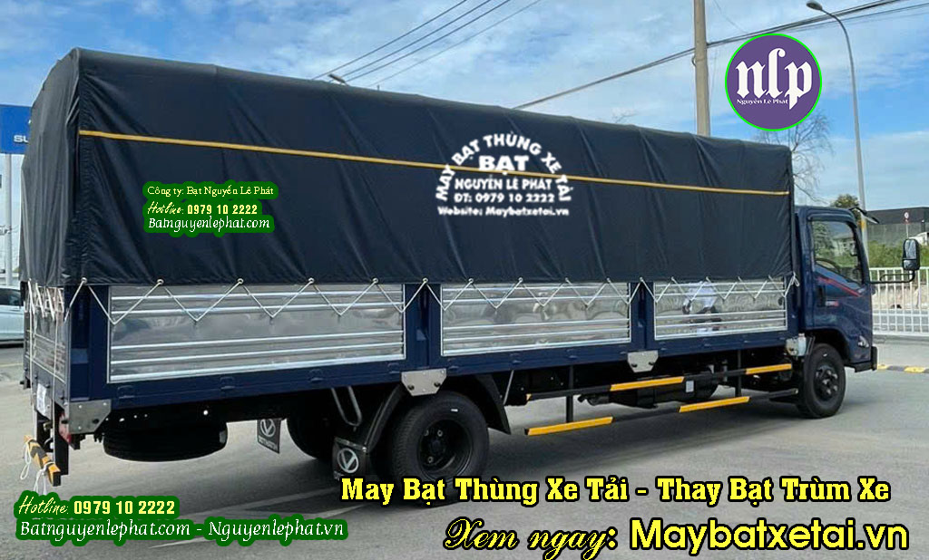 May bạt trùm thùng xe tải May bạt trùm thùng xe tải